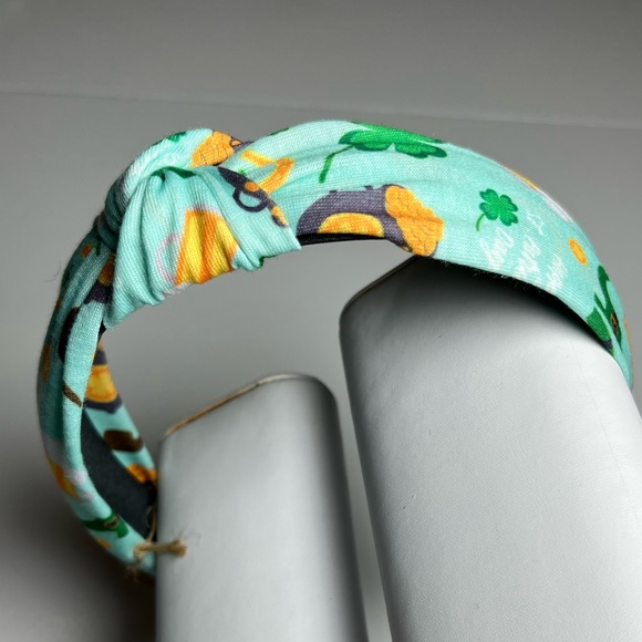 ☘️ Lucky St Patty’s Day HEADBAND | New! | KNOTTED TOP - Picture 7 of 11